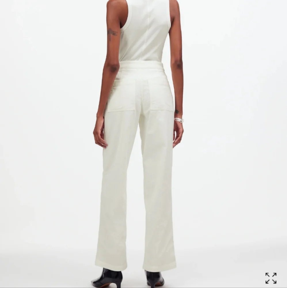 Madewell Corduroy Emmett Wide Leg Welt Pocket Pant - Picture 3 of 11